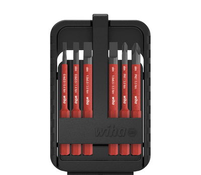 Wiha slimBit electric bit set Slotted, Phillips 6-pcs. (43159)