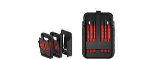Wiha slimBit electric bit set Slotted, Phillips, Pozidriv, PlusMinus/Pozidriv, TORX® 12-pcs. with belt clip (43162)