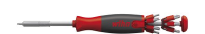 Wiha Screwdriver with bit magazine LiftUp 26one® Mixed with 13 double bits (43895)