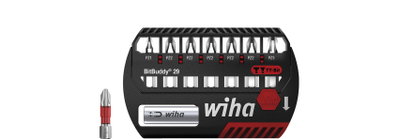 Wiha BitBuddy® TY bit set, 29 mm Pozidriv 8-pcs. 1/4" C6,3 (42098)