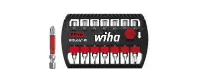 Wiha BitBuddy® TY bit set, 49 mm Pozidriv 7-pcs. 1/4" E6,3 (42099)