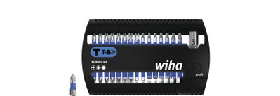 Wiha XLSelector T bit set, 25 mm Phillips, TORX®, hex 31-pcs. 1/4" C6,3 (41830)