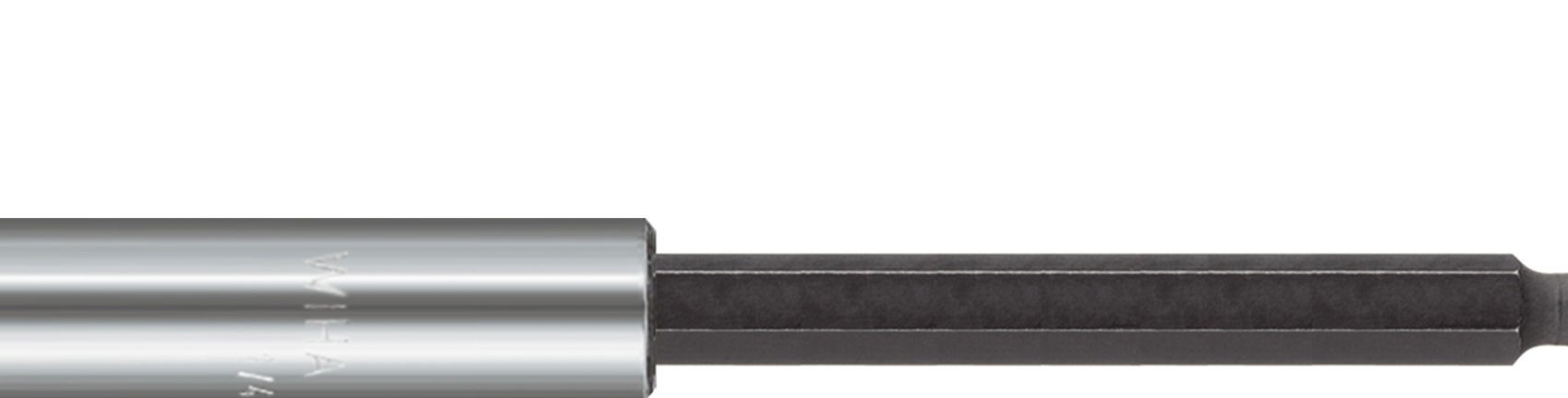 Wiha Bit holder magnetic, clamping with retaining ring 1/4" 100 mm (36092)