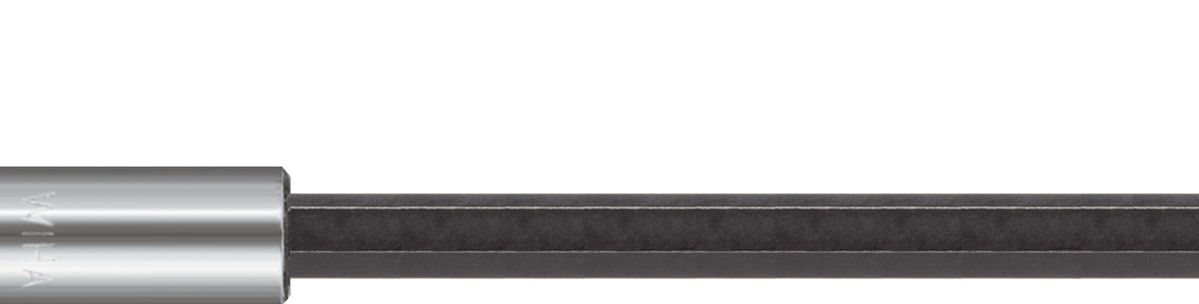 Wiha Bit holder magnetic, clamping with retaining ring 1/4" 150 mm (34306)