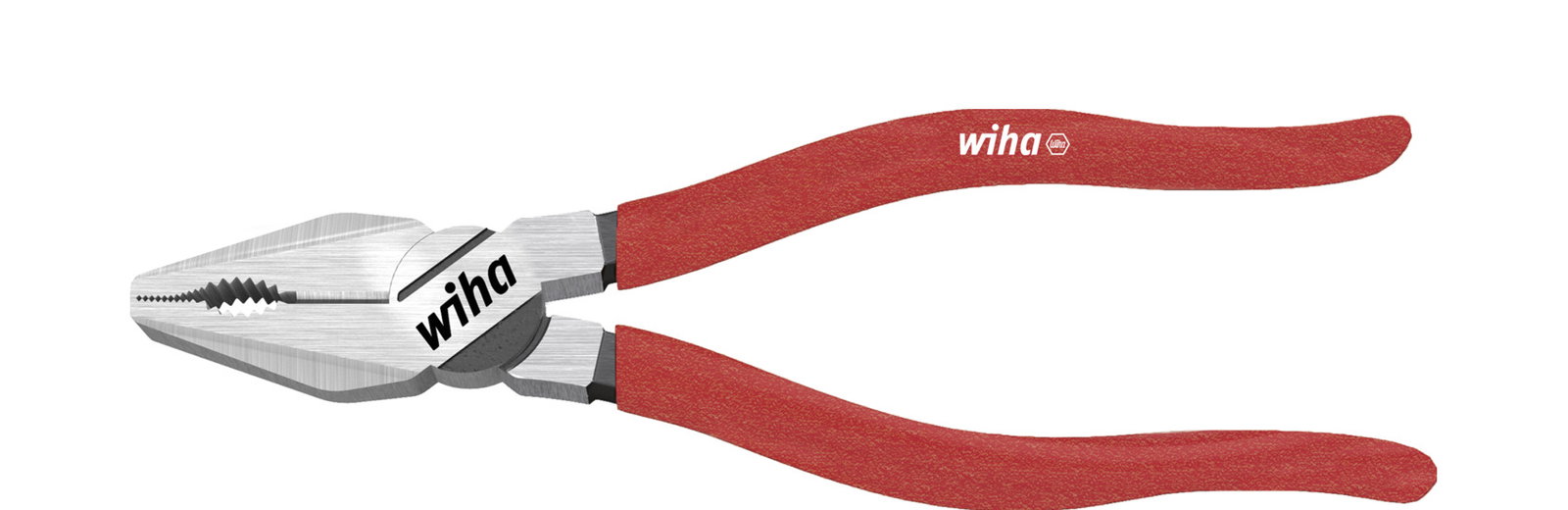 Wiha Combination pliers Classic with DynamicJoint® and OptiGrip with extra long cutting edge 180 mm, 7" (10335)
