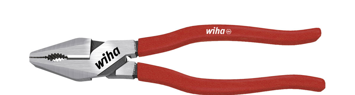 Wiha Combination pliers Classic with DynamicJoint® and OptiGrip with extra long cutting edge 200 mm, 8" (26712)