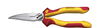 Wiha Industrial electric needle nose pliers with cutting edge curved shape, approx. 40° 200 mm, 8" (38859)
