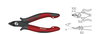 Wiha Electronic diagonal cutters wide, pointed head with small bevelled edge 135 mm, 5 1/3" (26815)