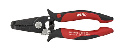 Wiha Electronic stripping pliers Stripping points 0.4-1.3 mm 165 mm, 6 1/2" (10350)