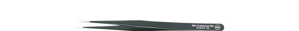 Wiha Precision tweezers Professional ESD Type SS SS, 135 mm (32326)