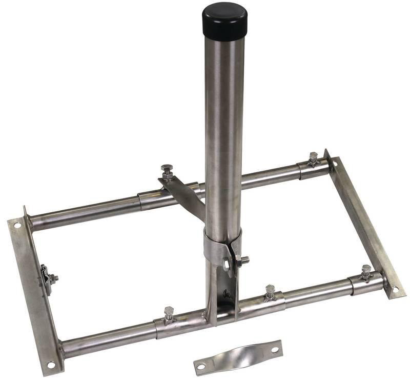 Metalldachhalter f. Abstand 550-900mm m. Rohr AD 48mm f. DEHNcon-H -Systeme