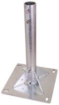 Stuetzrohrstaender mit Standfuss zur Aufnahme von D 50 mm Stuetzrohre