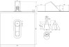 Dachdurchfuehrungsset schwarz m. Alu- Dachziegel f. D 10/16/48mm