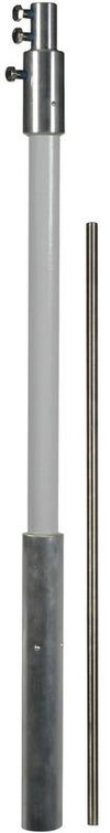 Stuetzrohr D 30 mm L 1990 mm GFK/AL/NIRO mit Fangspitze D 10 mm L 500 mm