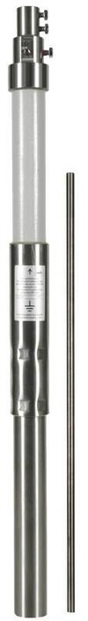 Stuetzrohr D 50mm L 4700mm GFK/NIRO m. Fangspitze D 10mm L 1000mm