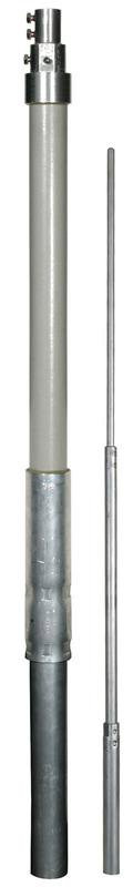 Stuetzrohr D 50mm L 4700mm GFK/Al m. Fangstange D 22/16/10mm L 2.5m