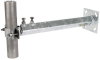 Wandbefestigung  St/tZn-NIRO fuer Rohre D 40-50mm Wandabstand variabel 400-700mm