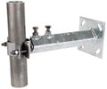 Wandbefestigung  St/tZn-NIRO fuer Rohre D 40-50mm Wandabstand variabel 230-400mm