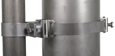 Befestigungsschelle fuer Rohre D 50mm an Sektorantennen DS 30mm D 90-300mm