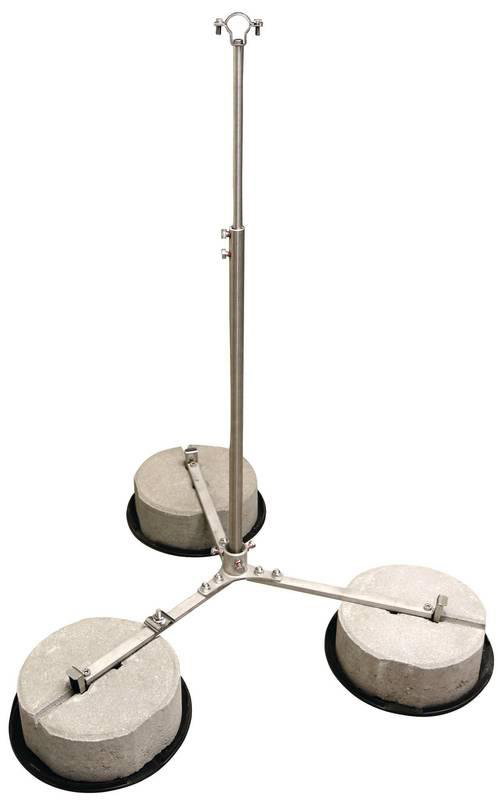 Variables Dreibeinstativ kl.m.PA-Element f. HVI-power-Leitung D 27mm -SET-