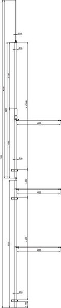 DEHNiso-Combi  Fangstange L 7200mm  -SET-