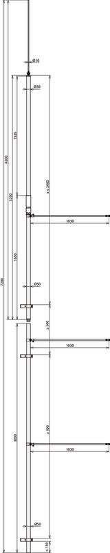 DEHNiso-Combi  Fangstange L 7200mm  -SET- – Bild 2 von 2