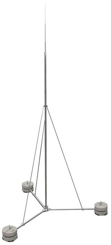 Fangstange D 40/16/10mm Al L 7000mm m. klappbaren Dreibeinstativ St/tZn -SET-