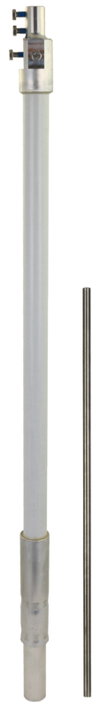 Stuetzrohr fuer HVI light plus D 40 mm L 1600 mm mit Fangspitze D 10 mm L 500 mm