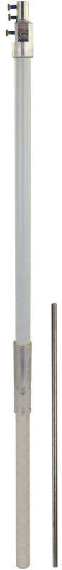 Stuetzrohr fuer HVI light plus D 40 mm L 2400 mm mit Fangspitze D 10 mm L 1000 mm