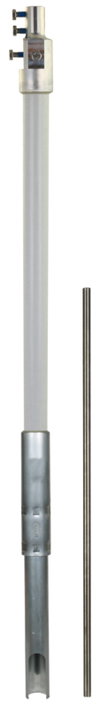 Stuetzrohr mit Auslass f. HVI light plus mit Fangspitze L 1000 mm