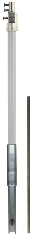 Stuetzrohr mit Auslass f. HVI light plus mit Fangspitze L 1000 mm