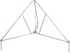 Dreibeinstativ klappbar mit Halbschale fuer Rohre D40/50mm Radius 1330mm NW 10o NIRO