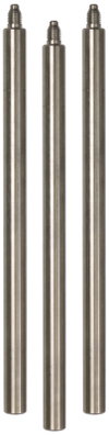 Sockelhalterstangenset 3x 16x200mm NIRO fuer Dreibeinstative