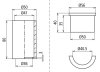 Adapterset zur Reduzierung von D 50mm auf D 40mm bei Drei- und Vierbeinstative