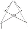 Vierbeinstativ klappbar mit Halbschale fuer Rohre D40/50mm Radius 680mm NW 10o NIRO