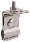 Halter fuer Metalldach mit Rundstehfalz KAL-ZIP Anschlusswulst Rd 20-25mm NIRO