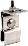 Halter fuer Metalldach mit Klemmfalz (Zambelli RIB-ROOF) 18/22mm  NIRO