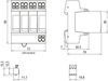 Überspannungsableiter Typ 2 DEHNguard MP 4-polig Uc 275V für TN-S-Systeme