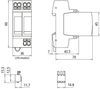 Überspannungsableiter Typ 2 DEHNguard MP FM einphasig Uc 385V TT+TN-S Systeme