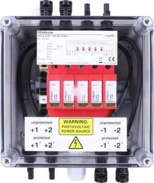 GAK im Gehäuse IP65 für PV-Anlagen 2 MPPT und je 1 String bis 1100V DC
