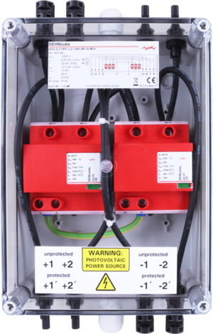 GAK im Gehäuse IP65 für PV-Anlagen 2 MPPT und je 1 String bis 1200V DC
