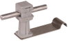 Dachleitungshalter DEHNsnap NIRO/K-grau H 36mm Rd 8mm m. Strebe f. Ziegelfalze