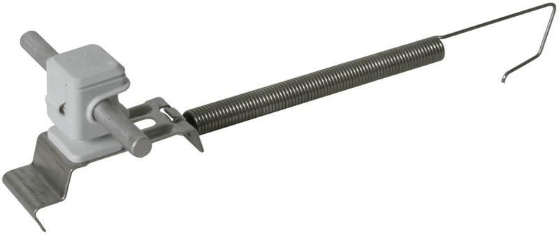 Dachleitungshalter SPANNsnap light NIRO K-grau H 16mm Rd 8mm Spannb. 180-280mm