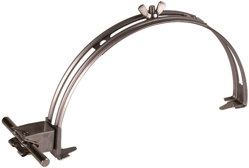 Dachleitungshalter DEHNgrip NIRO H 20mm f. Rd 8mm verstellbar 180-280mm