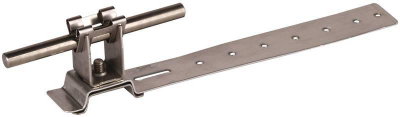 Dachleitungshalter DEHNgrip Al/NIRO H 20mm Rd 8mm m. Strebe L 205mm