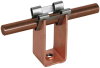 Leitungshalter DEHNgrip Cu f. Rd 8mm H 32mm m. Befestigungsgewinde M6