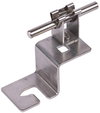 Dachleitungshalter NIRO f. Blechdaecher i. Trapezform m. DEHNgrip f. Rd 8mm