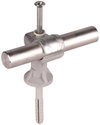 Stangenhalter DEHNfix St/tZn-K-grau f. Rd 16mm m. Schlagduebel D 8mm L60mm