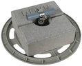 Dachleitungshalter mit Grundplatte und Betonstein fuer HVI-Leitung 20-23mm -SET-