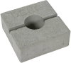 DEHNiso-DLH Betonstein C35/45 180x180x70mm m. Mulde f. Grundplatte